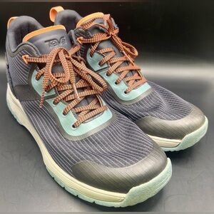 Teva- Blue and Orange Athletic Shoes- Womens, Size:11, Mid Hiker